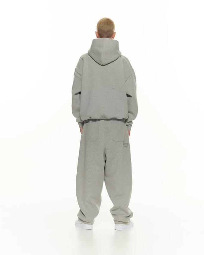 Grey Straıght Leg Sweatpants - 4