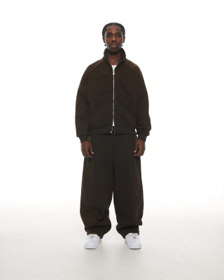 Kahverengi Track Jacket - 2