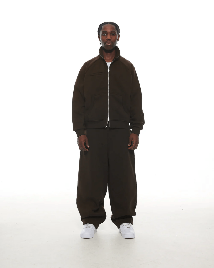 Kahverengi Track Jacket - 2