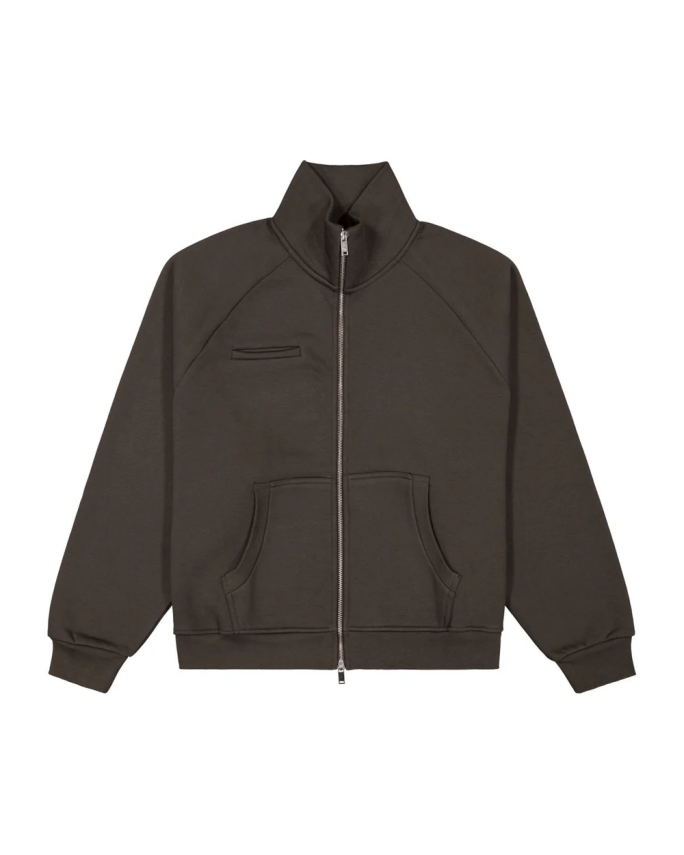 Kahverengi Track Jacket - 1