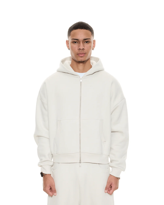 Krem Zip Hoodie - 2